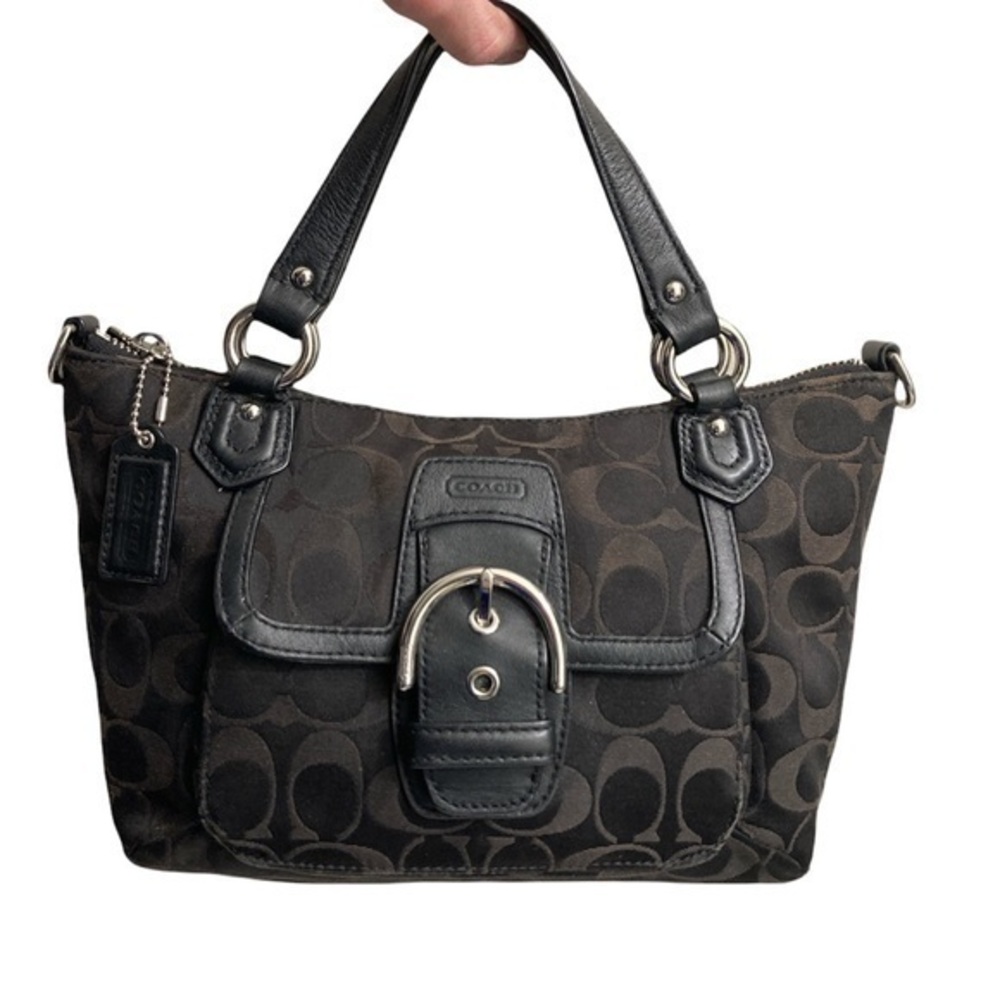 Coach signature c black Soho mini bag